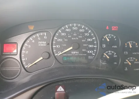 2002 Chevrolet Silverado K1500 from USA, damaged, VIN 2GCEK19T121149351